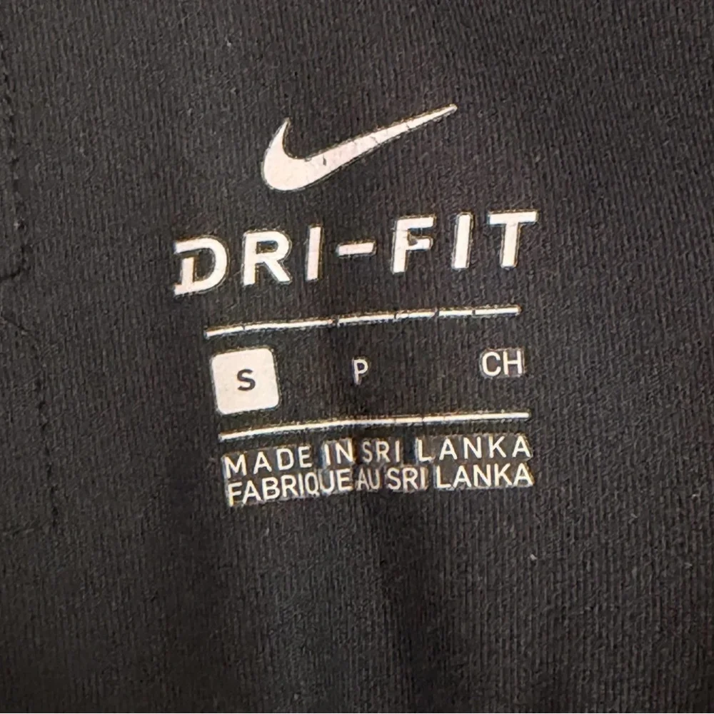 Nike Ten|One Black Running Gym Cropped Workout Leggings Sz S